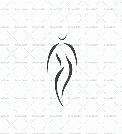 Abstrakte menschliche Figur